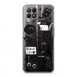 ����������� ����� Black cat doodles �� Realme 8i