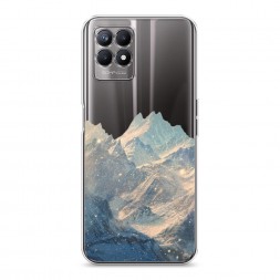 Силиконовый чехол Горы арт 2 на Realme 8i
