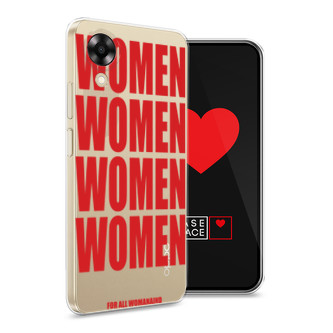 Силиконовый чехол WOMEN на Oppo A17K