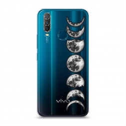 Силиконовый чехол Фазы луны на Vivo Y12