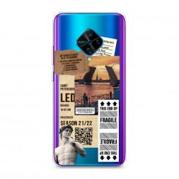 Силиконовый чехол Санкт-Петербург коллаж на Vivo Y9s