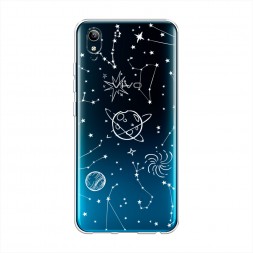 Силиконовый чехол Планеты в космосе на Vivo Y91c
