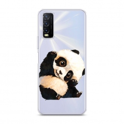 Силиконовый чехол Большеглазая панда на Vivo Y20