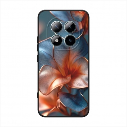 Матовый силиконовый чехол Жемчужные цветы на Redmi Note 15 Pro Plus 5G