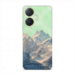 Силиконовый чехол Горы арт 2 на Vivo Y27 4G