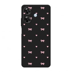 Матовый силиконовый чехол Простые бантики 3 на Realme Note 60
