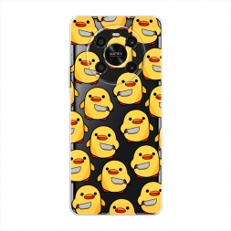 Силиконовый чехол Утка с ножом на Honor X9