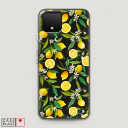 Силиконовый чехол Сочные лимоны на Google Pixel 4