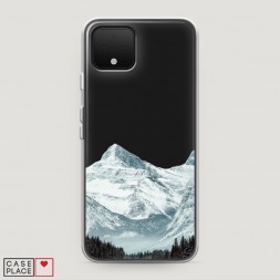 Силиконовый чехол Горы арт 1 на Google Pixel 4