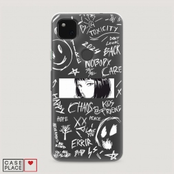 ����������� ����� Manga graffiti white �� Google Pixel 4A