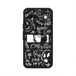 ������� ����������� ����� Manga graffiti white �� Google Pixel 8A