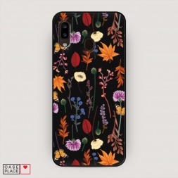 ������� ����������� ����� Orange Purple flowers �� Samsung Galaxy A20