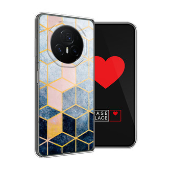 Силиконовый чехол Мраморная мозаика на Honor Magic V3