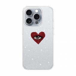 Блестящий heart eye 2 на iPhone 15 Pro