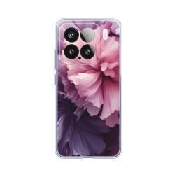 Силиконовый чехол Фиолетовые бутоны на Xiaomi 15