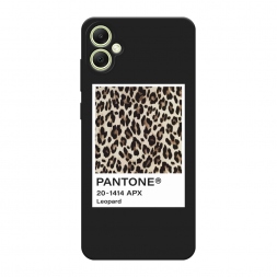 Матовый силиконовый чехол Pantone leopard на Samsung Galaxy A05
