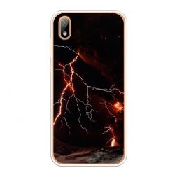 Силиконовый чехол Молния 4 на Honor 8S