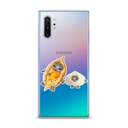 Силиконовый чехол Грузинские котята на Samsung Galaxy Note 10 Plus