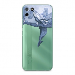 Силиконовый чехол Два измерения на Realme C11