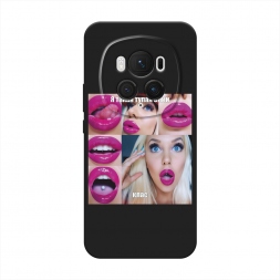 Матовый силиконовый чехол Я такая тупая девушка на Honor Magic 6 Pro