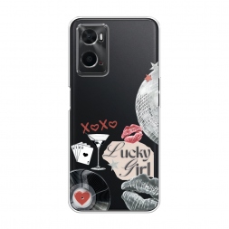 Силиконовый чехол xoxo lucky girl 2 на Oppo A36