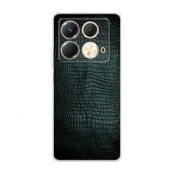 Силиконовый чехол Черная змея на Infinix Note 40