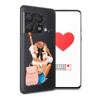 Силиконовый чехол Автостопом самолетом на OnePlus 10 Pro