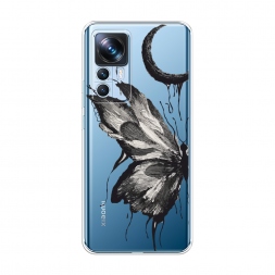 Силиконовый чехол Чернильная бабочка на Xiaomi 12T