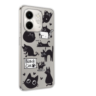����������� ����� Black cat doodles �� Infinix Hot 50i