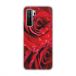 Силиконовый чехол Страстные розы на Honor 30S (Global)