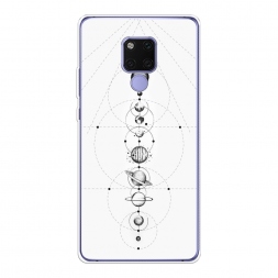 Силиконовый чехол Парад планет на Huawei Mate 20X