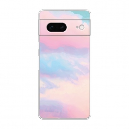 Силиконовый чехол Розовые облака на Google Pixel 7