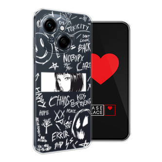 ����������� ����� Manga graffiti white �� Tecno POP 9
