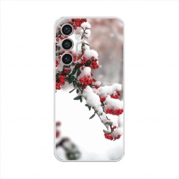 Силиконовый чехол Зима 8 на Samsung Galaxy S23 FE 5G