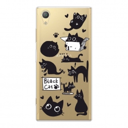 ����������� ����� Black cat doodles �� Sony Xperia XA1 plus