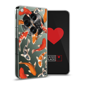 Силиконовый чехол Рыбки карпы кои на OnePlus Open