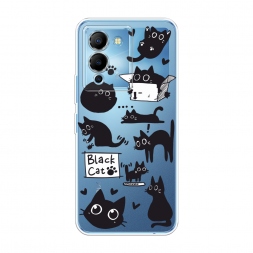 ����������� ����� Black cat doodles �� Infinix Note 12 G96