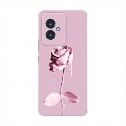 Силиконовый чехол Роза в краске на Honor 100