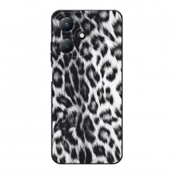 Матовый силиконовый чехол Снежный леопард на Infinix Hot 30 Play