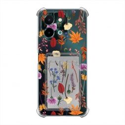 Orange Purple flowers на Vivo Y28 4G