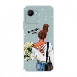 Силиконовый чехол Beautiful day на Realme C30S 4G