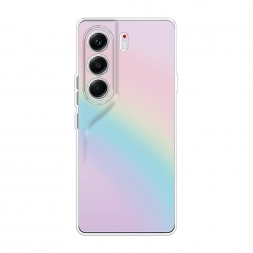 Силиконовый чехол Нежная радуга на Tecno Camon 40 Pro 5G