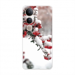 Силиконовый чехол Зима 8 на Vivo V50 lite