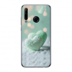 Силиконовый чехол Сахарные сердечки на Honor 10i