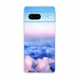 Силиконовый чехол Облака на Google Pixel 7