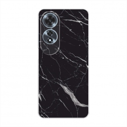 Силиконовый чехол Черный минерал на Oppo A60