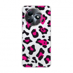 Силиконовый чехол Pink cow spots на Itel S24