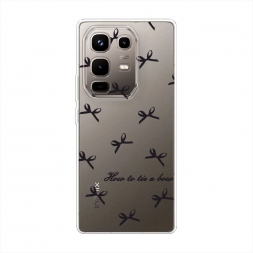 Силиконовый чехол How to tie a bow 2 на Infinix Note 50