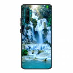 Матовый силиконовый чехол Водопад 8 на Xiaomi Mi Note 10/Mi Note 10 Pro