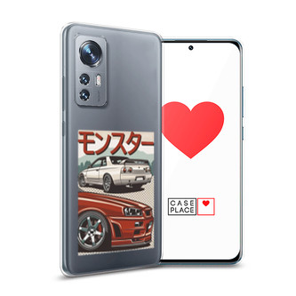 Силиконовый чехол Monster car на Xiaomi 12S